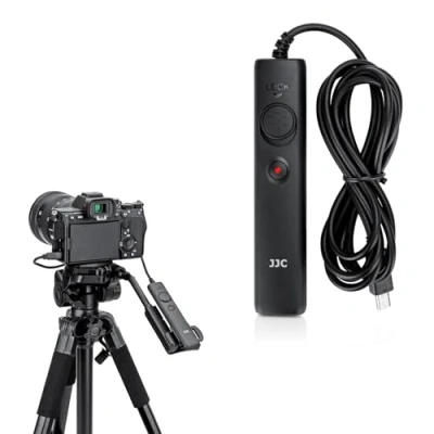 Abbildung von JJC Fernauslöserkabel für Sony Alpha/Cyber Shot Kameras und Handycam Camcorder mit Multi Terminal, unterstützt Videoaufnahmefunktion