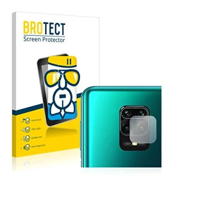 Abbildung von BROTECT Schutzglas für Xiaomi Redmi Note 9S / 9 Pro (NUR Kamera) Schutzfolie Panzer Folie Glas [Extrem Kratzfest 9H, Anti Fingerprint,