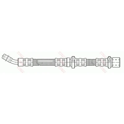 Abbildung von TRW PHD443 Bremsschläuche 550 M10x1 SUBARU: Forester I, II