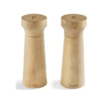Abbildung von Amefa Modernes Salz und Pfeffermühlen Set 15 cm Holz
