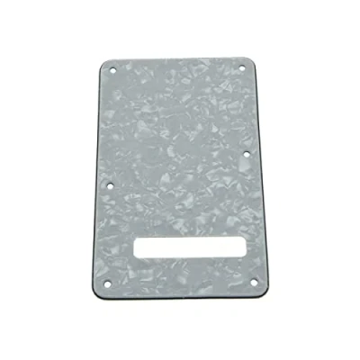 Abbildung von Dopro Northwest Guitars Rückplatte ST Tremolo Cover für USA/Mexican Standard Fender Stratocaster White Pearl
