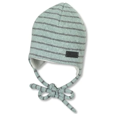 Abbildung von Sterntaler Unisex KinderMütze Baby Beanie Mütze Streifentürkis 43