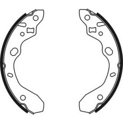 Abbildung von ABE C03042ABE Bremsbacken Hinterachse 200 36 SUMITOMO MAZDA: 323 F 6
