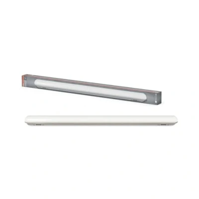 Abbildung von OSRAM Submarine Feuchtraumleuchte, Grau, 1.2M, 36W, 4000K, IP65, Polycarbonat Gehäuse, werkzeuglose Montage, 3000 lm, staubgeschützt