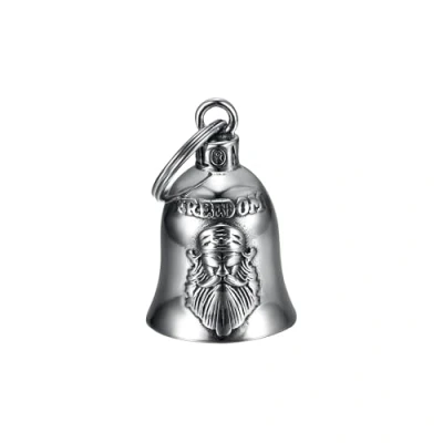 Abbildung von Mocy Bell Clochette Moto Freedom Guardian Gremlin Acier inoxydable Argent