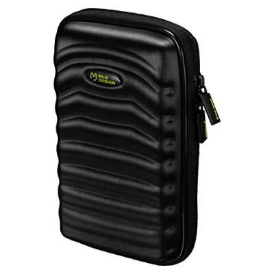 Abbildung von Winmau Dartpfeil Darttasche MvG Tour Edition schwarz 8331, Dart Case Etui Tasche für Dartpfeile Flights