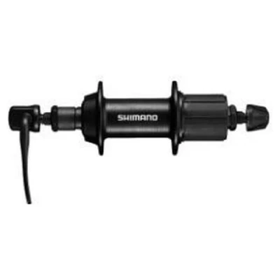 Abbildung von Hinterradnabe 7 Fach Shimano FH TY500 36 Löcher Feste Achse Schwarz