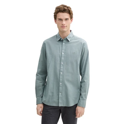 Abbildung von TOM Tailor Businesshemd, Herren, Größe: XL, Grey mint