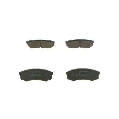 Abbildung von BOSCH 0 986 424 313 Bremsbelagsatz Low Metallic mit Montageanleitung TOYOTA: Land Cruiser Prado 70 SUV Cabrio, 80, 120