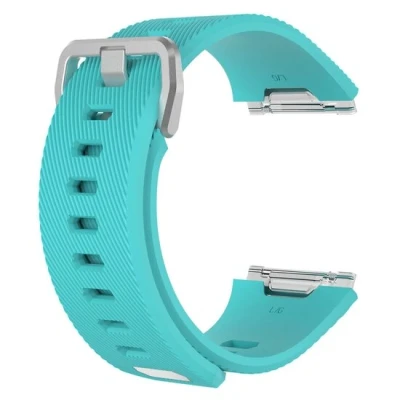 Abbildung von Fitbit Ionic Silikonband mit Schnalle Größe: Klein türkis