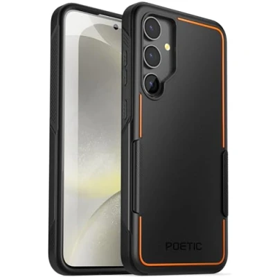Abbildung von POETIC Neon Series Hülle Kompatibel mit Galaxy S24+ Plus 6,7 Zoll, Robust Heavy Duty Handyhülle, leicht, dünn, stoßfest Outdoor Schutzhülle, Schwarz