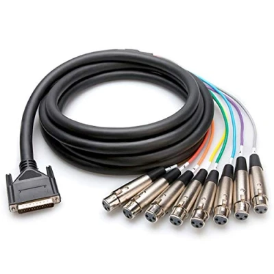 Abbildung von Hosa DTF 803, Balanced Snake, XLR3F to DB25, 3 m