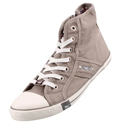 Abbildung von MUSTANG Damen High Top Sneaker Grau, Schuhgröße:EUR 38
