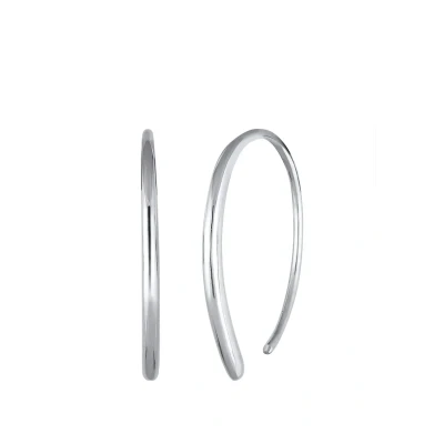 Abbildung von Elli Hoops Design Ohrringe silvercoloured, Damen, Größe: One Size, Silver coloured