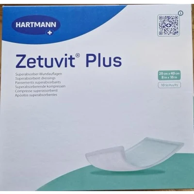 Abbildung von Zetuvit Plus extrastarke Saugkompr.steril 20x40 cm