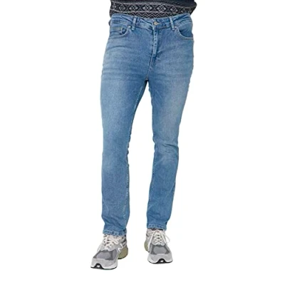 Abbildung von Trendyol Herren Mittlerer Bund Slim Jeans, Blau, 31 EU