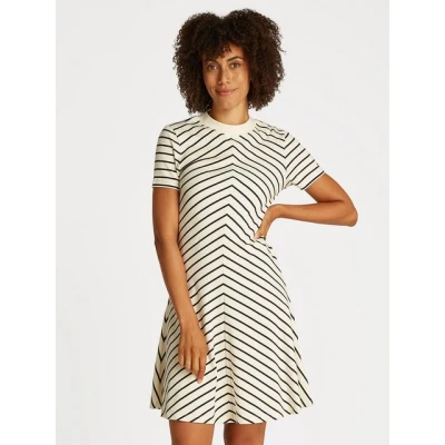 Abbildung von Tommy Hilfiger A Linien Kleid MODERN F&amp;F KNEE DRESS in Knielänge