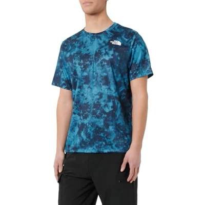 Abbildung von The North Face 24/7 TEE Print Sport Tshirt Midnight petrol, Herren, Größe: Small, petrol