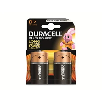 Abbildung von Duracell Plus Mono D LR20 MN1300 2Stück kupfer/schwarz