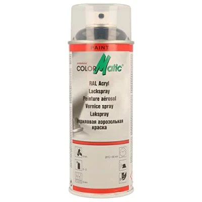 Abbildung von ColorMatic 856631 RAL Acryl Lackspray 9005 tiefschwarz glänzend 400 ml