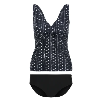 Abbildung von Lascana Badeanzug, Damen, Größe: 54xE, Black/cream
