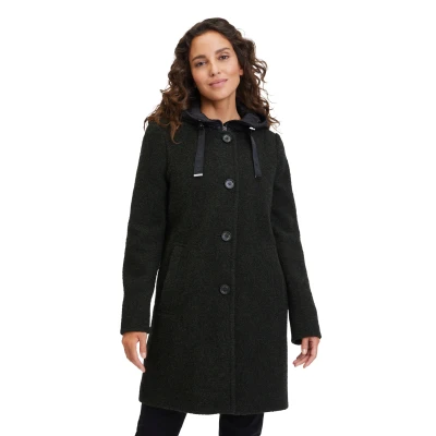 Abbildung von Gil Bret MIT Enteil Klassischer Mantel, Damen, Größe: 38, Dark green melange