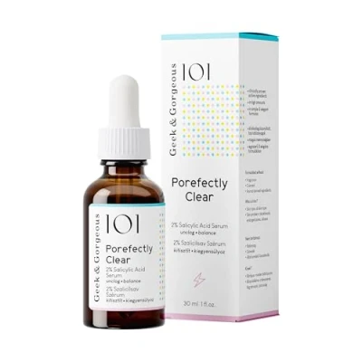 Abbildung von Geek &amp; Gorgeous POREfectly CLEAR Porenverfeinerndes Serum mit 2% Salicylsäure und Sarkosin für klarere Haut Mischhaut fettige 30 ml Pipettenflasche