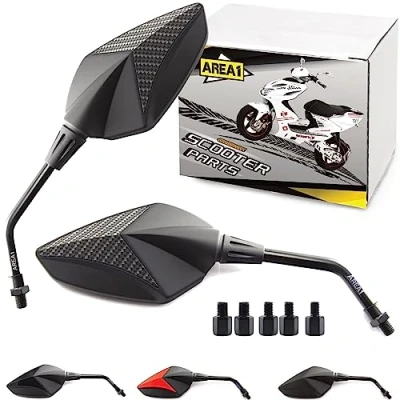 Abbildung von Rückspiegel Spiegel Set kompatibel mit Aprilia SR 50 R, SR50 Factory, Street (V36)
