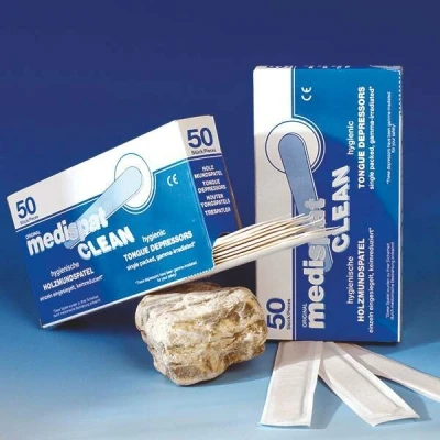 Abbildung von Holzmundspatel Medispat Clean 50 St