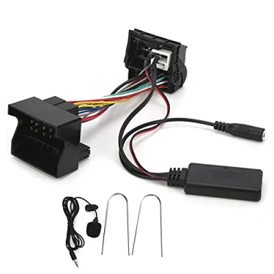 Abbildung von Tbest 407 Bluetooth Adapter,Bluetooth Adapter für Peugeot,Peugeot 207 Adapter, Auto o AUX IN Modul Adapter,12Pin Kabel Stereo