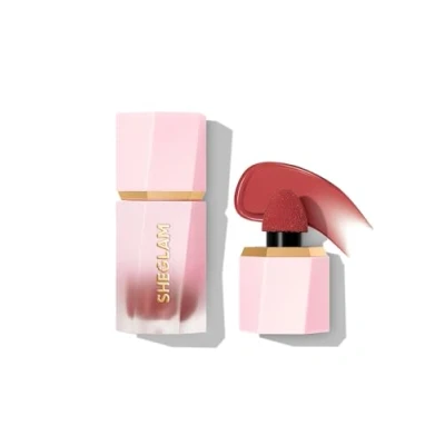 Abbildung von SHEGLAM Color Bloom flüssiges Rouge für Wangen Finish Swipe Right
