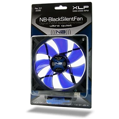 Abbildung von (((noiseblocker))) BlackSilentFan XL P 120x120x25mm 4Pin (PWM) 2000U/min 31dbA 128m3/h
