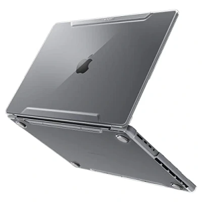 Abbildung von Spigen Thin Fit Hülle MacBook Pro 14&quot; Zoll Case Kompatibel mit M4 / Max (2024), M3 M2 M1 und (2023/2021) Transparent