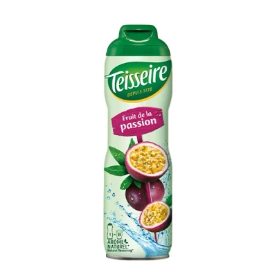 Abbildung von Teisseire Sirup Passionsfrucht für Erfrischungsgetränke, Cocktails, Flasche 60 cl