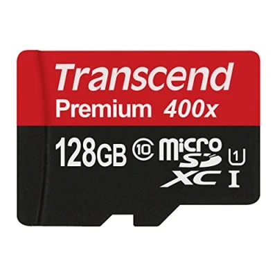 Abbildung von Transcend 128GB microSDXC Class 10 UHS I 300x + SD Adapter