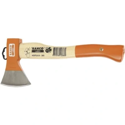 Abbildung von Bahco HGPS 1.0 400, Einzelne Axt, Zimmermanns Beil, Holz, 1 Stück(e), Stahl, Orange, Edelstahl, Holz