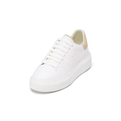Abbildung von Marc O&#039;Polo SVEA Sneaker low, Damen, Größe: 39, White cotton/light dusty sand Schuhe