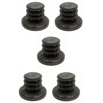 Abbildung von cyclingcolors 5X Lamellenstopfen rundstopfen stopfen möbelgleiter möbelfüße endkappen rund Kunststoff (d = 15 16mm)