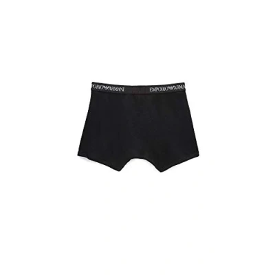 Abbildung von Emporio Armani Herren Men&#039;s Cotton Boxer Briefs, 3 pack Retroshorts, Schwarz, XL EU