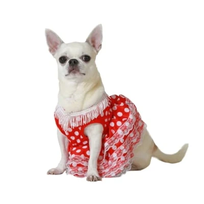 Abbildung von BigBuy Pets Kostüm für Hunde, Größe M, Flamenco Tänzerin