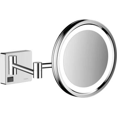 Abbildung von hansgrohe Rasierspiegel &quot;AddStoris&quot;, mit LED Leuchte