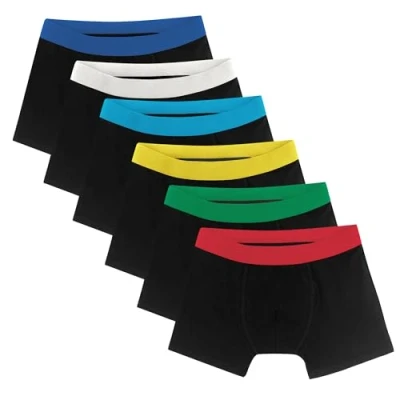 Abbildung von Libella Unterhosen Jungen Baumwolle Boxershorts Sports Unterwäsche für 170 176 6er Pack 1603UNBL