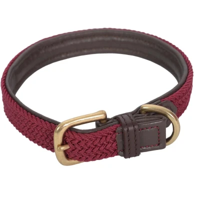 Abbildung von Weatherbeeta Hundehalsband Leder Brown/maroon M