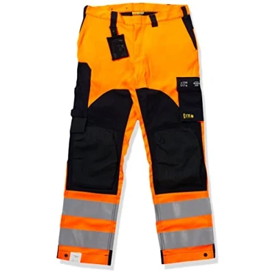 Abbildung von Blaklader 158815135389D92 Multinorm Inhärent Arbeitshose, High Vis Orange/Marineblau, Größe D92