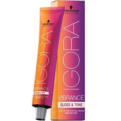 Abbildung von Schwarzkopf IGORA Vibrance Gloss &amp; Tone 9 4 Extra Hellblond Beige, 60 ml