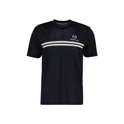 Abbildung von Sergio Tacchini Tshirt print, Herren, Größe: Large, Maritime blue quiet grey