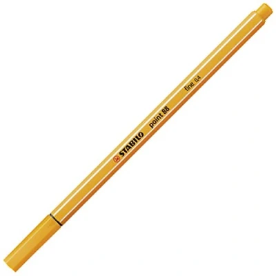 Abbildung von Fineliner STABILO point 88 10er Pack orange