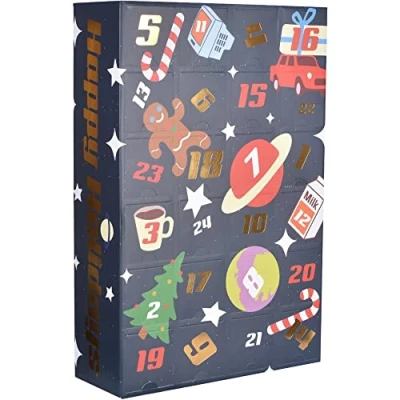 Abbildung von Happy Socks Holidays GIFT SET Unisex 24 PACK Socken, Größe: 36 40, Multicolored