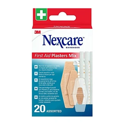 Abbildung von Nexcare Erste Hilfe Pflaster Mix, assortiert, 20/Packung