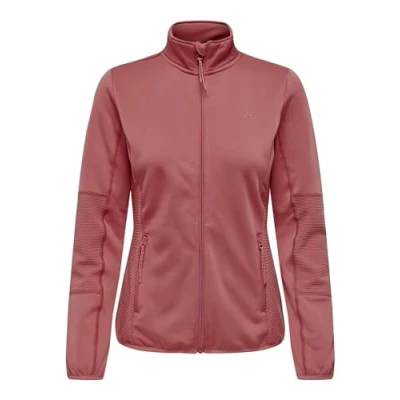 Abbildung von ONLY Play Onpjetta Fleecejacke, Damen, Größe: Small, Mineral red